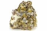 Yellow Andradite-Grossular Garnet Cluster with Clinochlore - Mali #242500-1